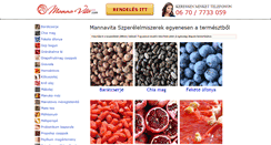 Desktop Screenshot of mannavita.com