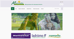 Desktop Screenshot of mannavita.be